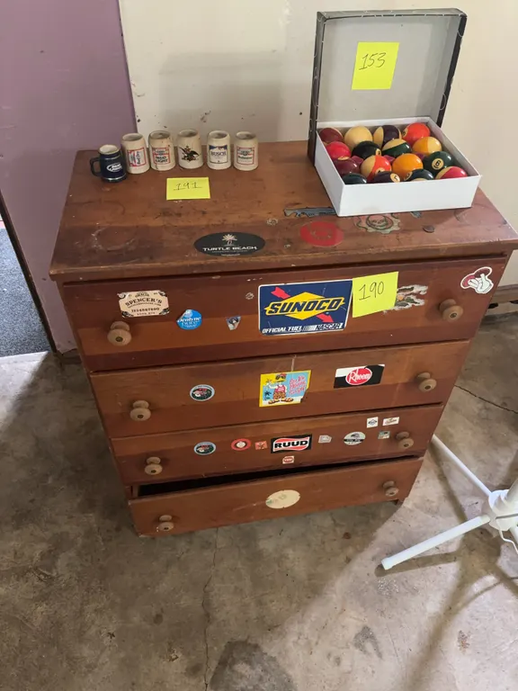 Antique Wood Chest of Drawers