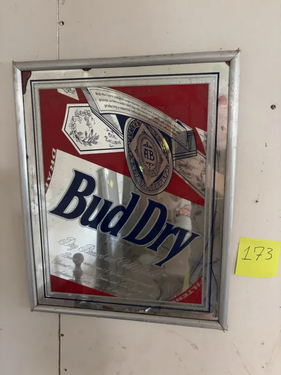 Bud Dry Mirror