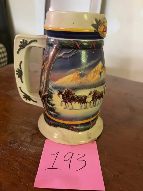 2000 Budweiser "Holiday in the Mountains" Stein