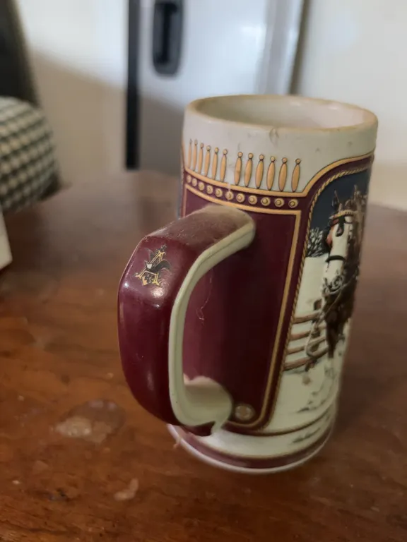 1989 Budweiser Stein - Holiday Collection