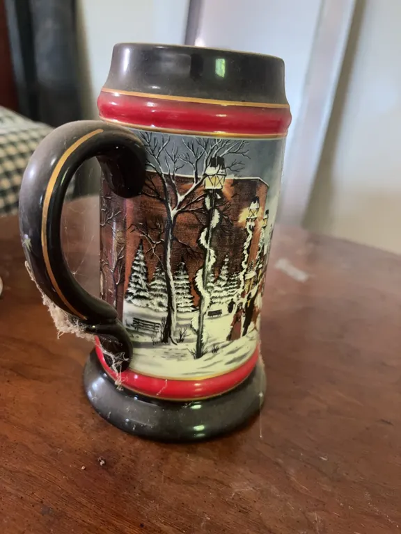 1992 Budweiser Stein - A Perfect Christmas