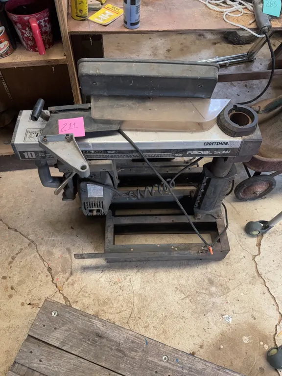 Craftsman 10" Radial Saw