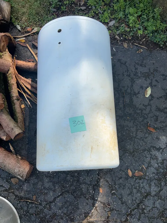 White Plastic Barrel