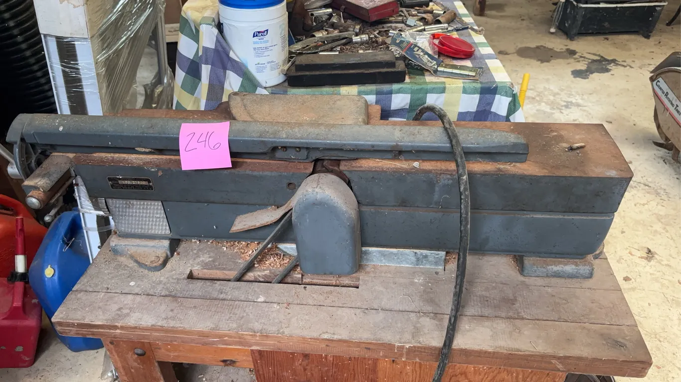 Vintage Sears Craftsman 6-1/8 inch Cast-Iron Jointer-Planer