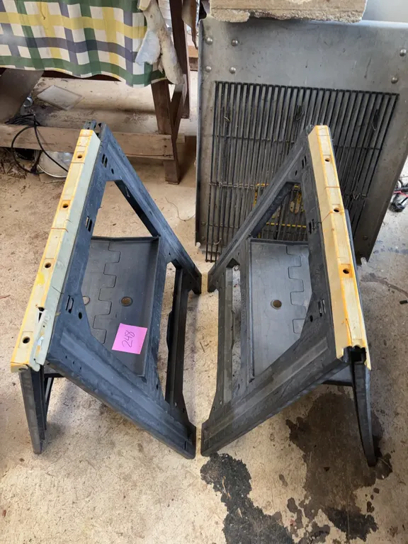 2 Plastic Saw Horses