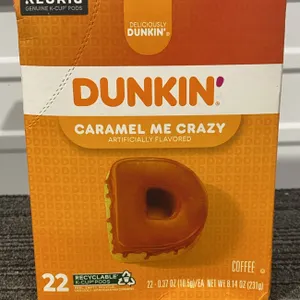 *NEW* Dunkin' Caramel Me Crazy Coffee K-Cup, 22 Pods - Best By 2/2027