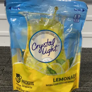 *NEW* Crystal Light Natural Lemonade Drink Mix, 16 Pitcher Packets - Best By: 9/2027