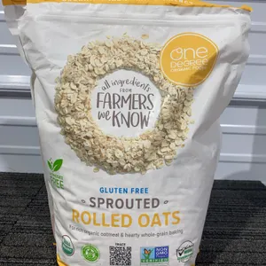 *NEW* One Degree Sprouted Rolled Oats, 5 LB Bag - Best By: 3/2027