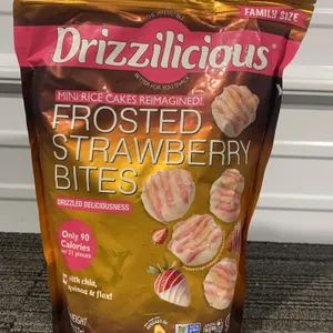 *NEW* Drizzilicious Frosted Strawberry Mini Rice Cakes - Best By 11/2026