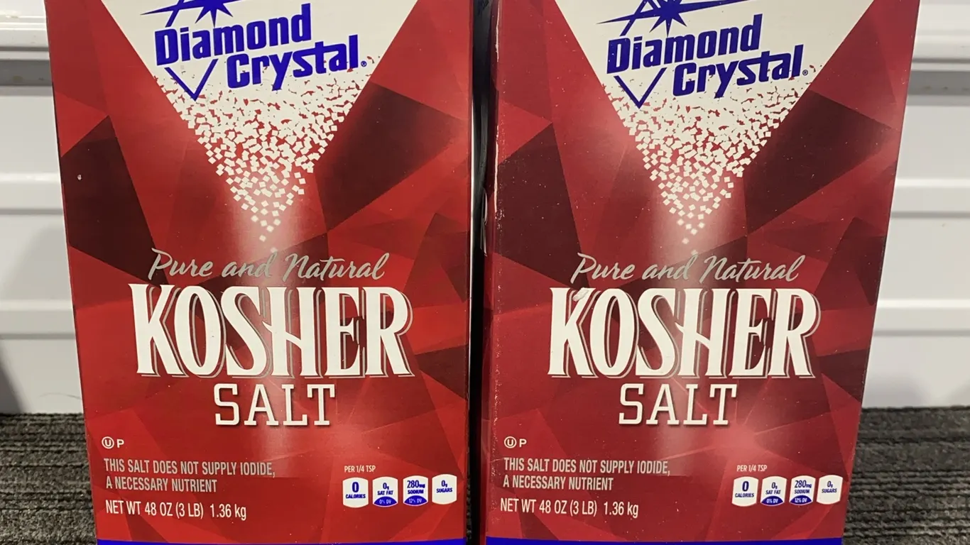 *NEW* Diamond Crystal Pure & Natural Kosher Salt, 2 Pack - Best By 3 Years After Opening