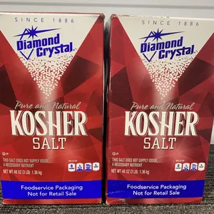*NEW* Diamond Crystal Pure & Natural Kosher Salt, 2 Pack - Best By 3 Years After Opening