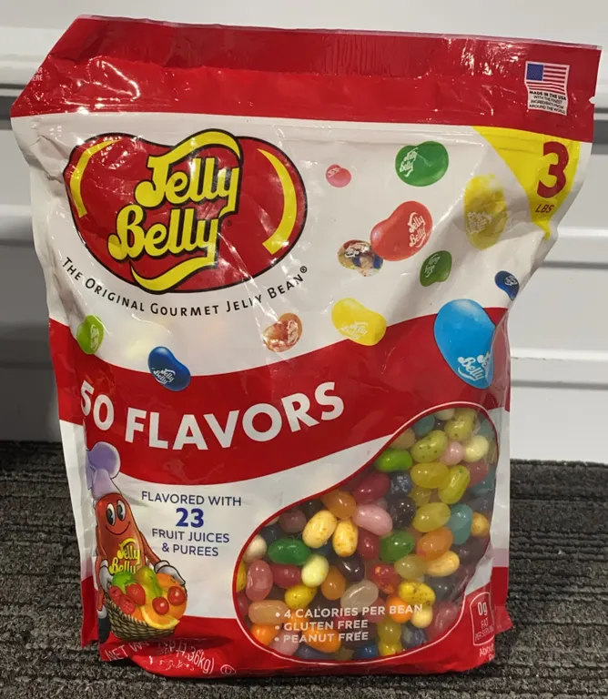 *NEW* Jelly Belly Jelly Beans 50 Flavors Original 3 LB Bag - Best By: 12/2027