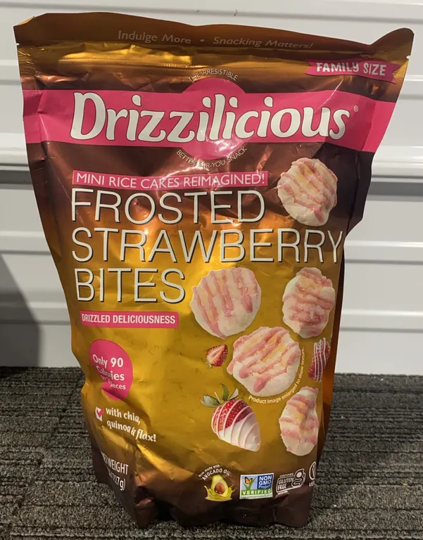 *NEW* Drizzilicious Frosted Strawberry Mini Rice Cakes - Best By 12/2026