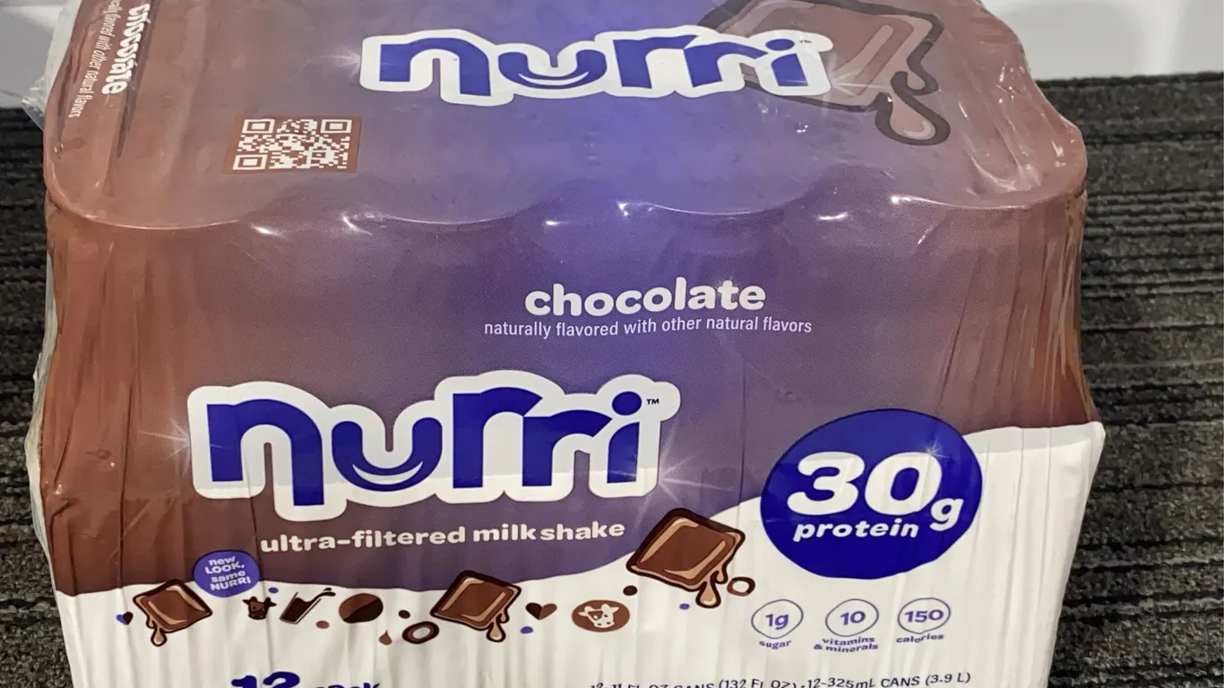 *NEW* Nurri Chocolate Protein Milkshake, 12 Bottles - Best By 4/2027