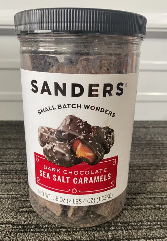 *NEW* Sander's Dark Chocolate Sea Salt Caramels - Best By 5/2027