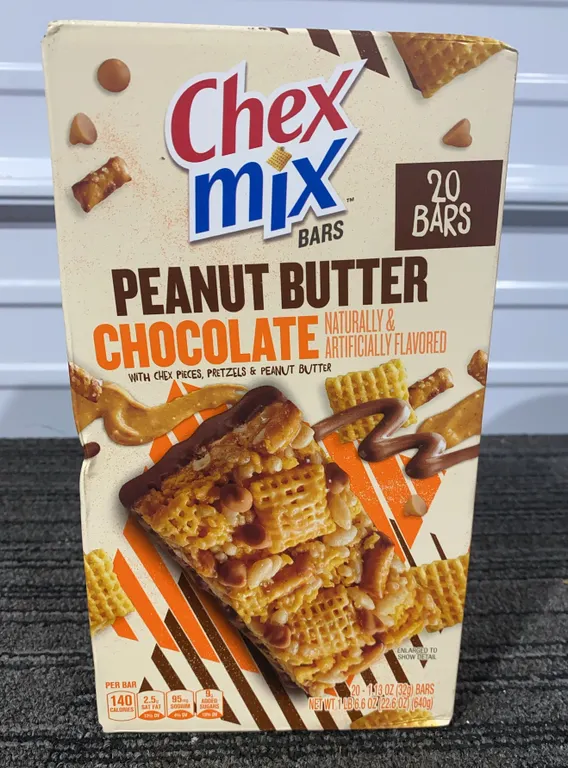 *NEW* Chex Mix Peanut Butter Chocolate Treat Bars, 20 Bars - Best By: 10/2026