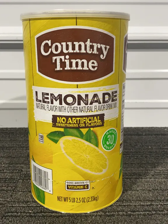 *NEW* Country Time Lemonade Drink Mix, 5 LB - Best By: Not Visible