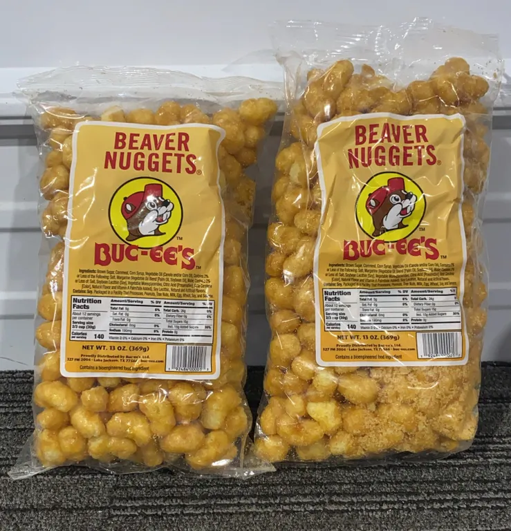 *NEW* 2 Pack, Buc-ee's Famous Beaver Nuggets, 13 OZ Each - Best By: 9/25/2026