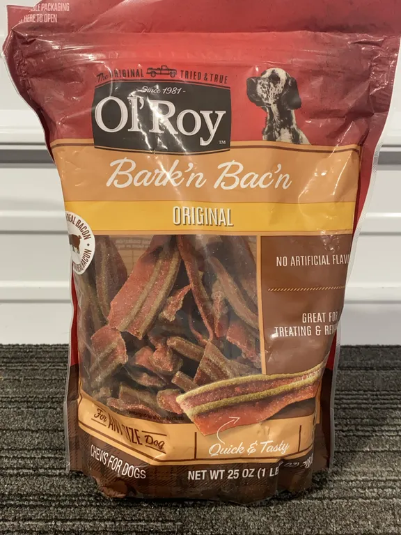 *NEW* Ol' Roy Dog Treats Bark'n Bac'n Original, 25 OZ - Best By: 3/2027