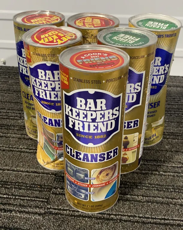 *NEW* 6 Bar Keeper's Friend Powder Cleaner, 21 OZ Each