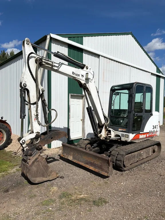Bobcat 341D Excavator, Rubber Tracks, S/N 233211475