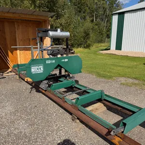 2002 Woodland Mills HM126 Band Saw Mill, HD Sub Frame, Working Tool Shelter, Water Proof Tool Covers