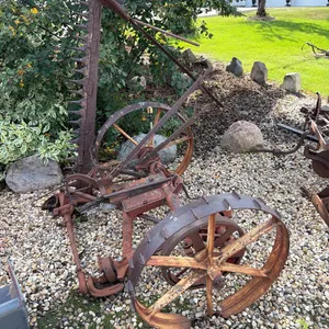 McCormick Antique Sickle Mower, Cast Wheels
