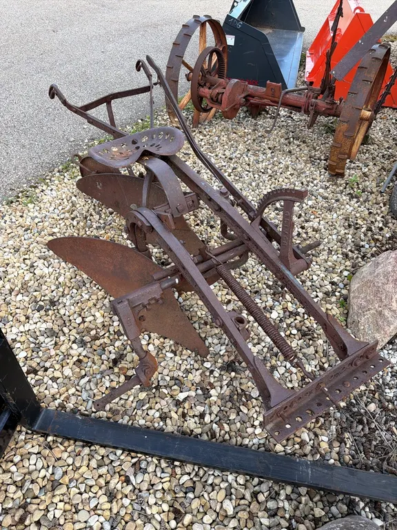 Oliver 2 Bottom Plow w/ Steel Handles