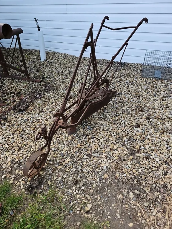 Horse Drawn Antique Steel Handled Hiller