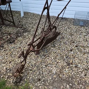 Horse Drawn Antique Steel Handled Hiller