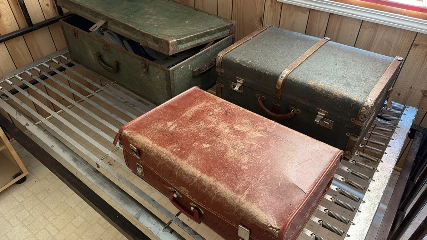 3 Vintage Trunks and Contents,