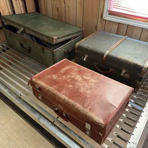 3 Vintage Trunks and Contents,