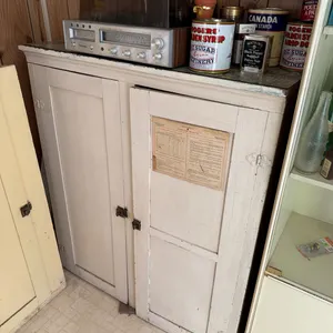 Vintage Wooden Pantry Cabinet