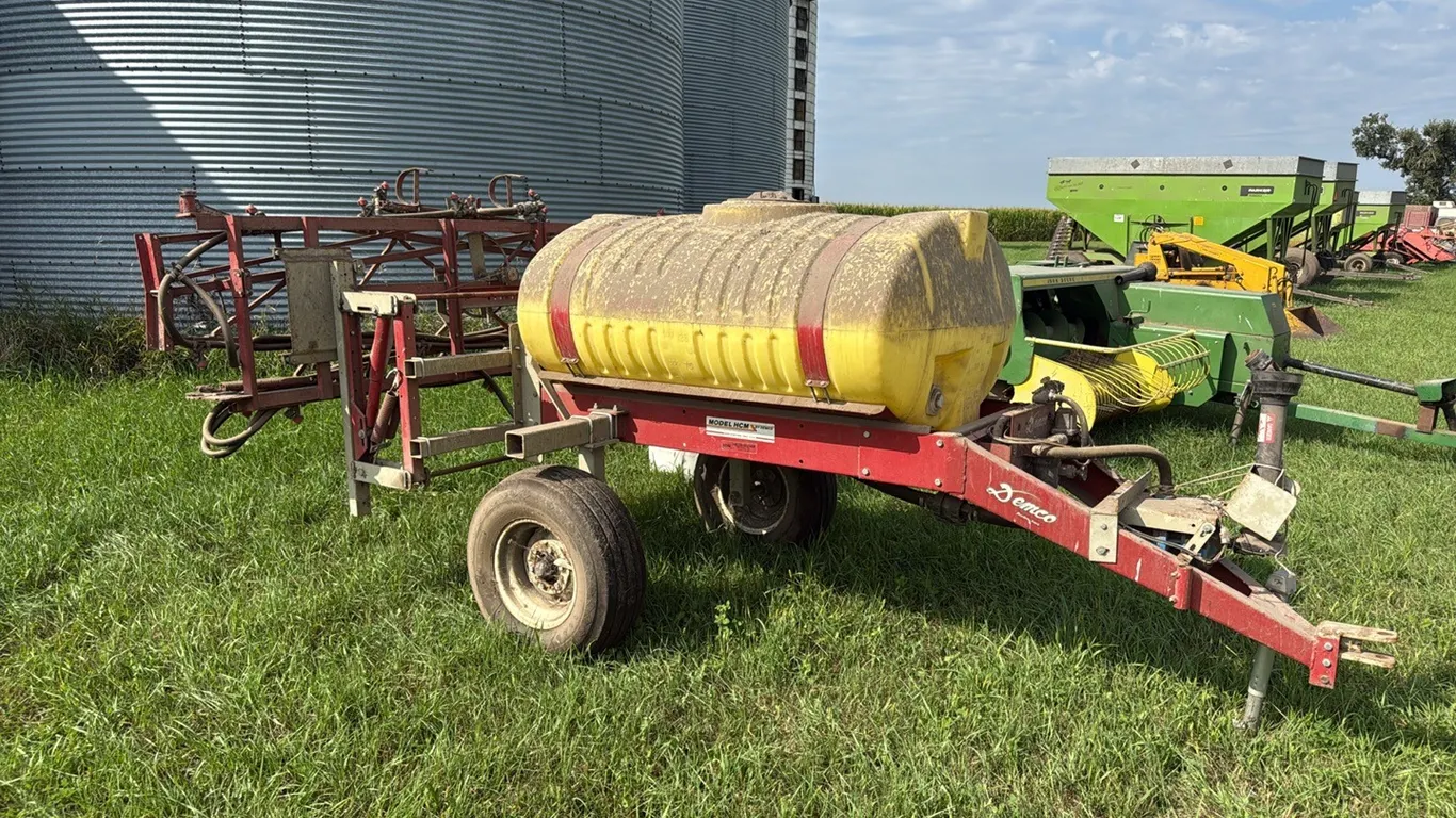 Demco Model HCM Pull Type Sprayer w/ 300 Gallon Tank, 540 PTO Pump, Approx 45’ Boom