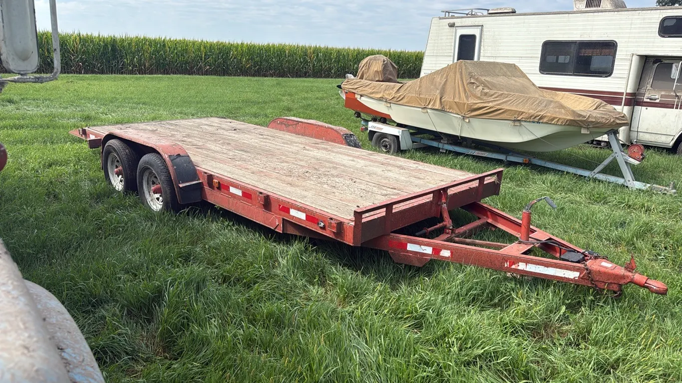 82” x 16’ w/ 2’ Beaver Tail Tandem Axle Care Trailer, 2 5/16” Ball - Title and Transfer Fees to Apply