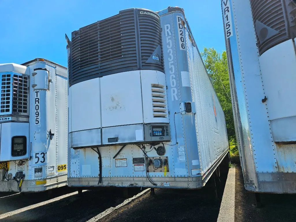 2002 Great Dane 53' Reefer Van Trailer w/ Carrier Phoenix Ultra XL Reefer Unit