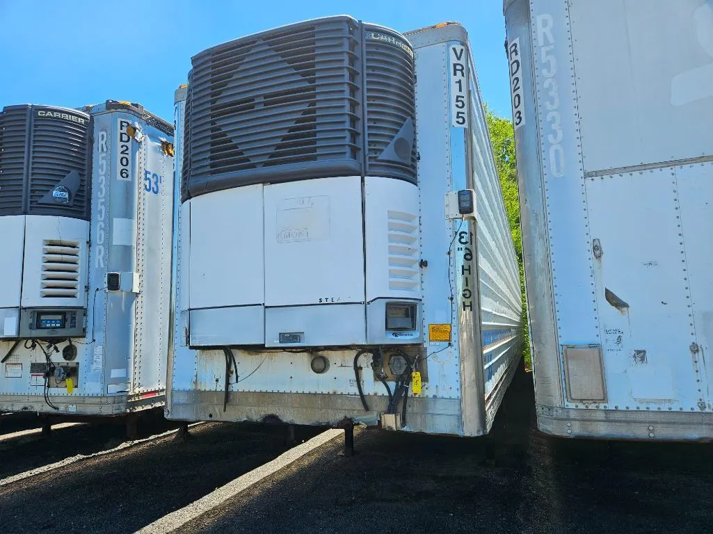 2004 Utility VS2RA 53' Reefer Van Trailer w/ Carrier Stealth Advance Reefer Unit