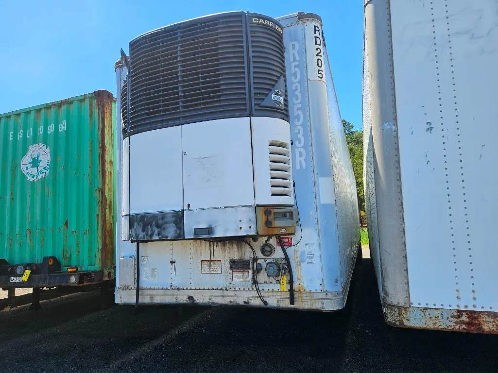 2002 Great Dane 53' Reefer Van Trailer w/ Carrier Phoenix Ultra XL Reefer Unit