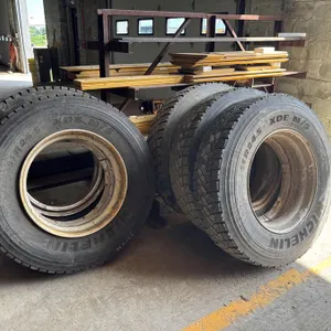 (5) 11R24.5 Michelin XDE M/S Truck Tires on Dayton Rims