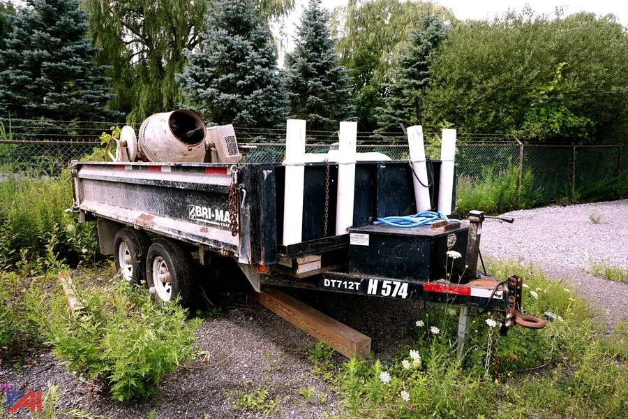 2010 Bri-Mar DT712T-12 Trailer/H574