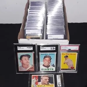 1950's-1980's 100 Card Graded Lot