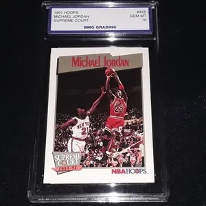 1991 Hoops Michael Jordan #455 GEM MT 10