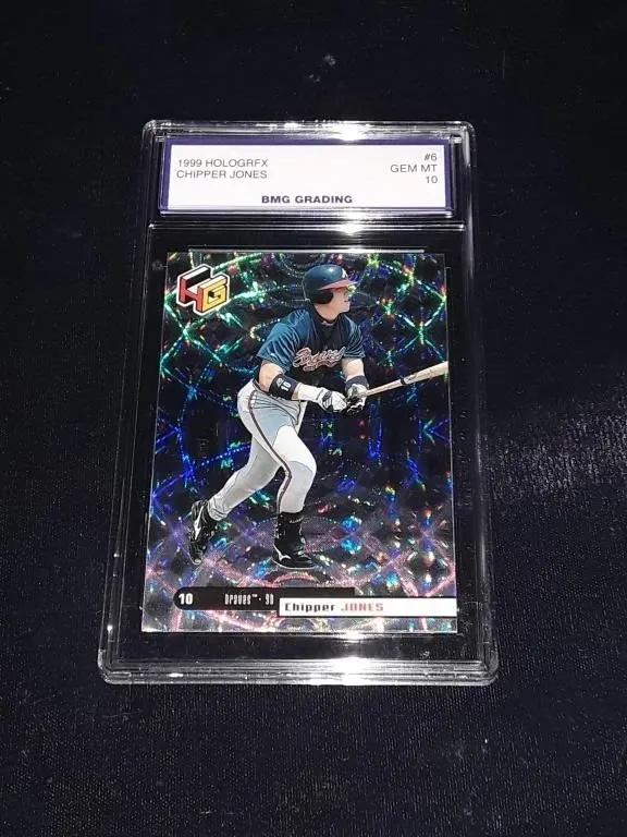 1999 Hologrfx Chipper Jones #6 GEM MT 10