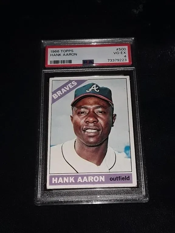 1966 Topps Hank Aaron PSA 4