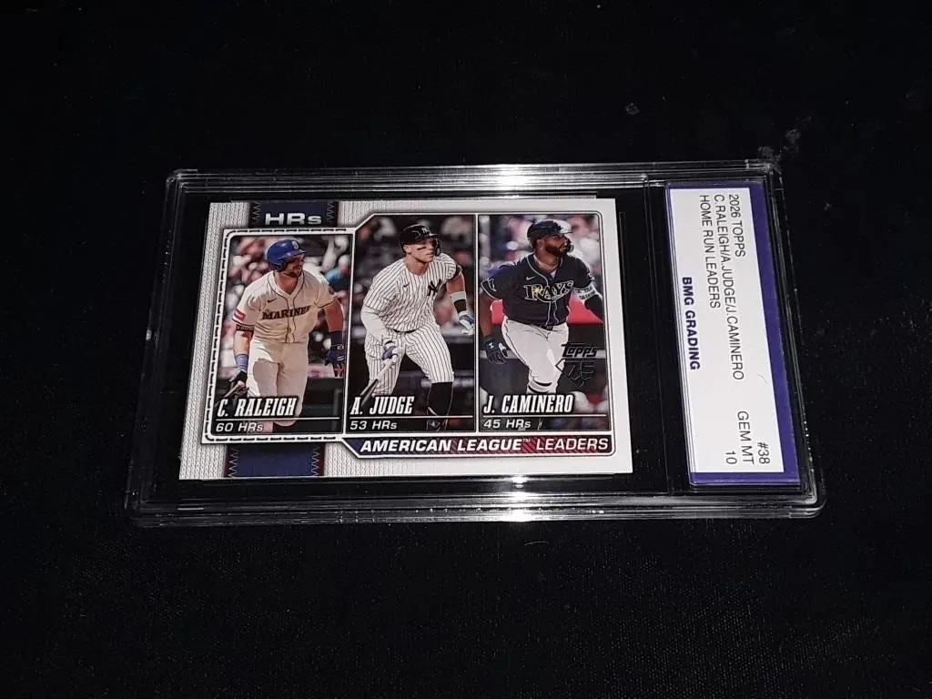 2026 Topps C.Raleigh/A.Judge/J.Caminero #38 GEM MT