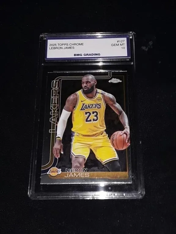 2025 Topps Chrome Lebron James #127 GEM MT 10