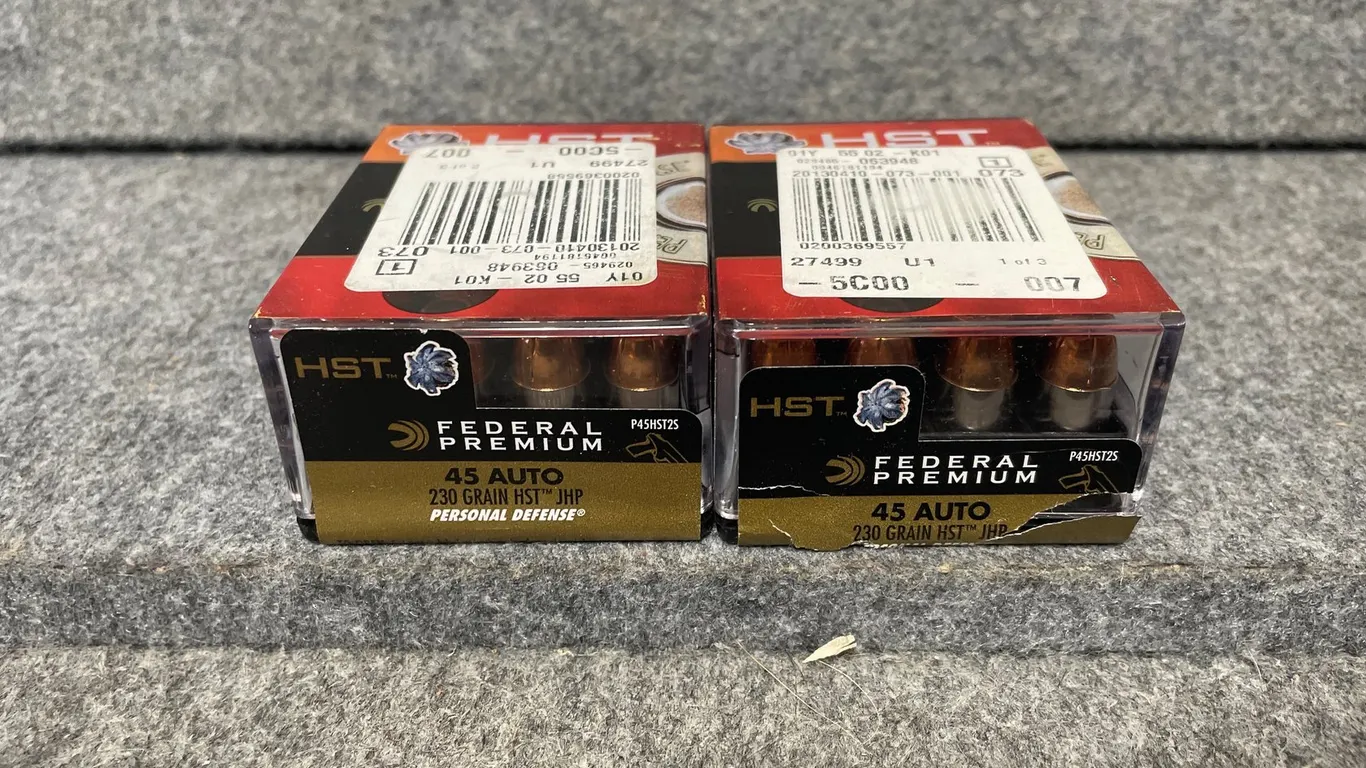 (40) Rds., Federal Premium, 45 Auto, (Downing, WI)
