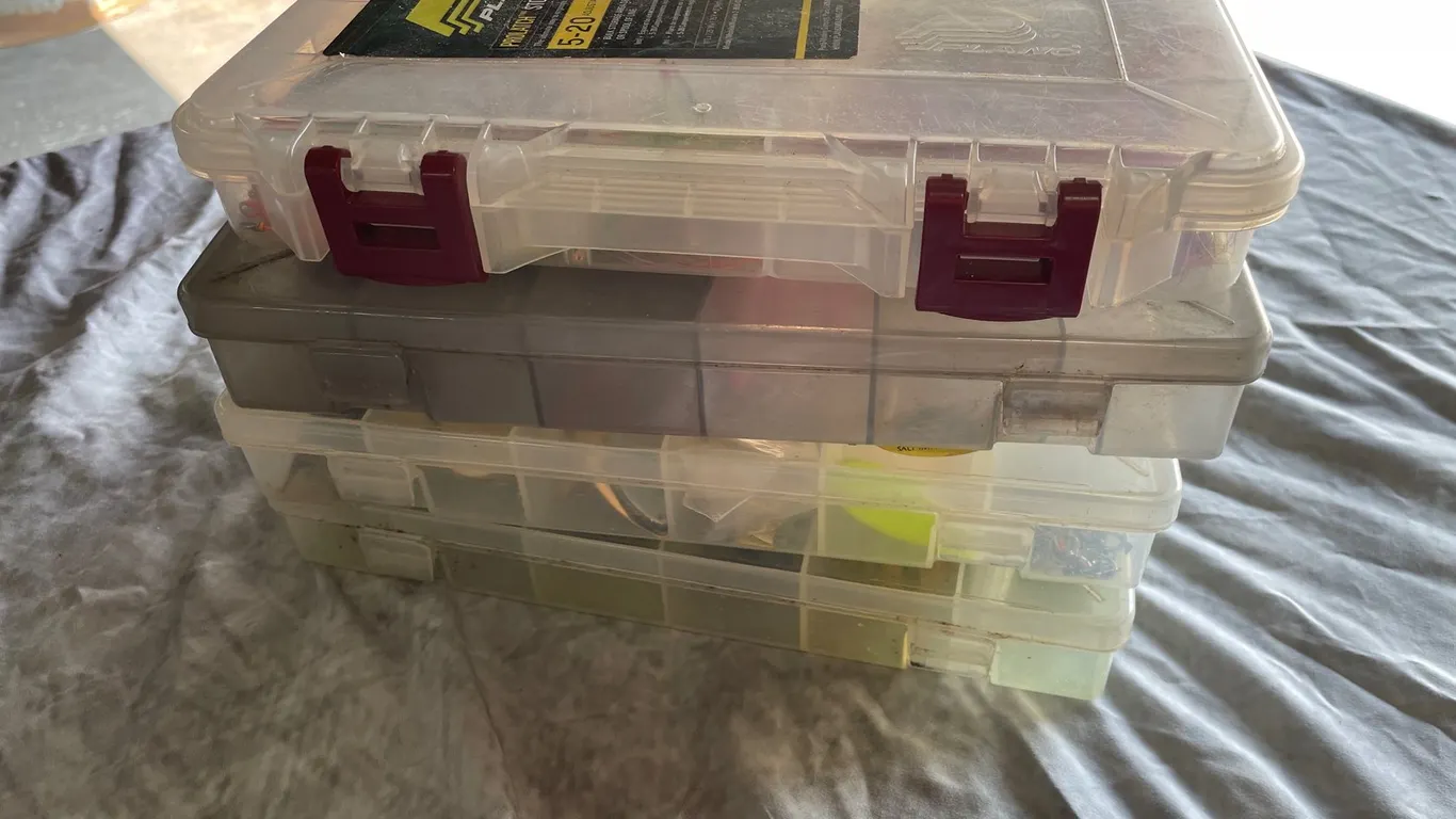 (4) Tackle Boxes W/Contents (Neenah, WI)