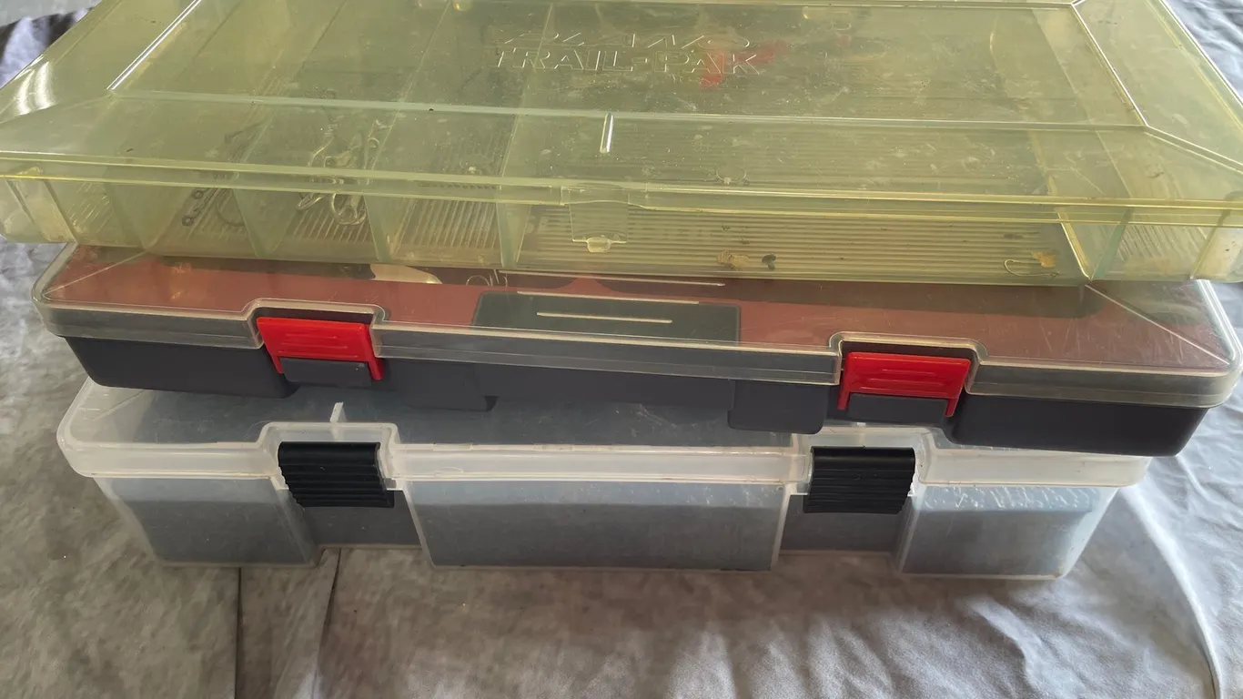 (3) Tackle Boxes W/Contents (Neenah, WI)
