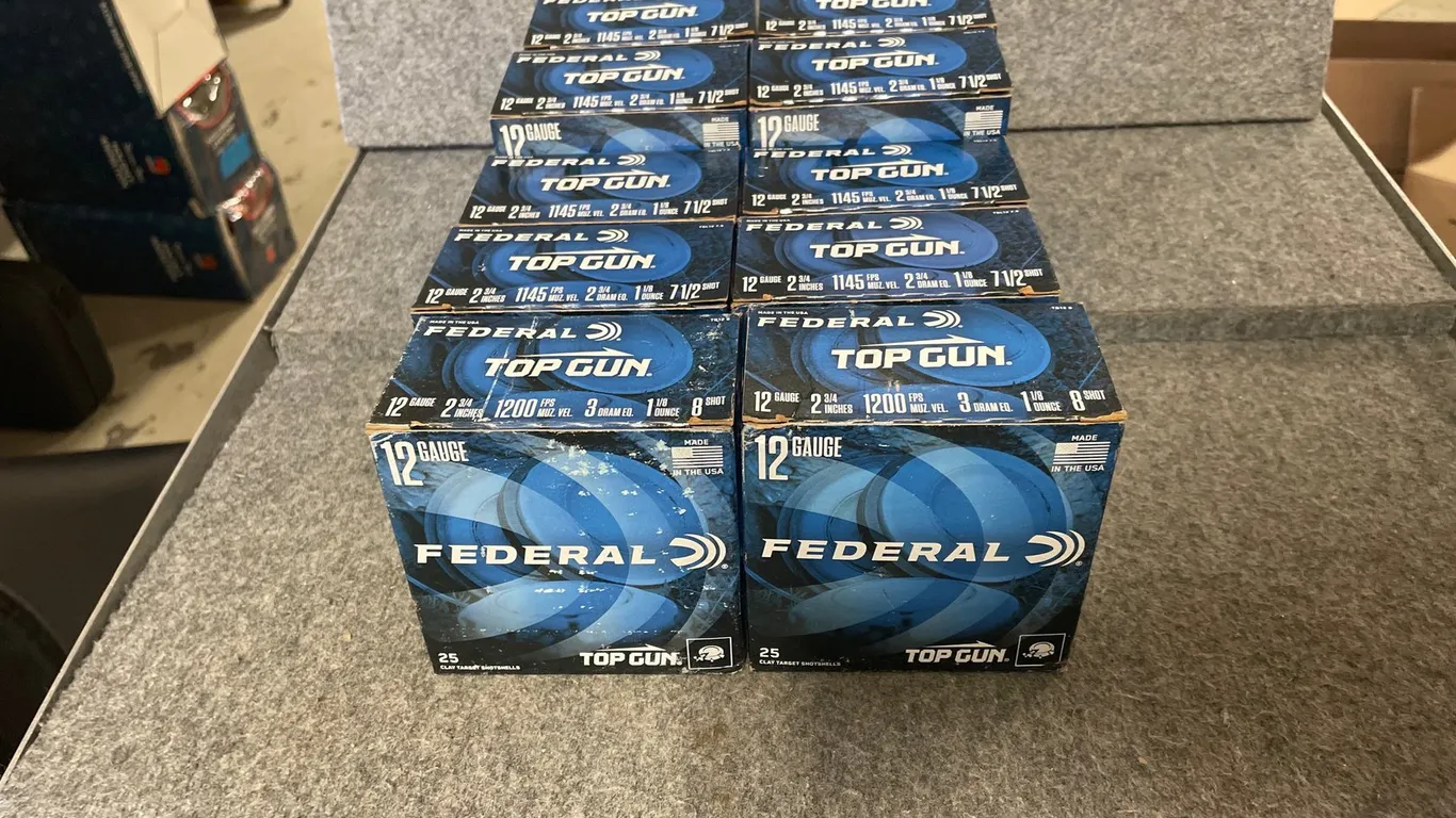 (250) Rds., Federal Top Gun, 12 Ga., (Downing, WI)